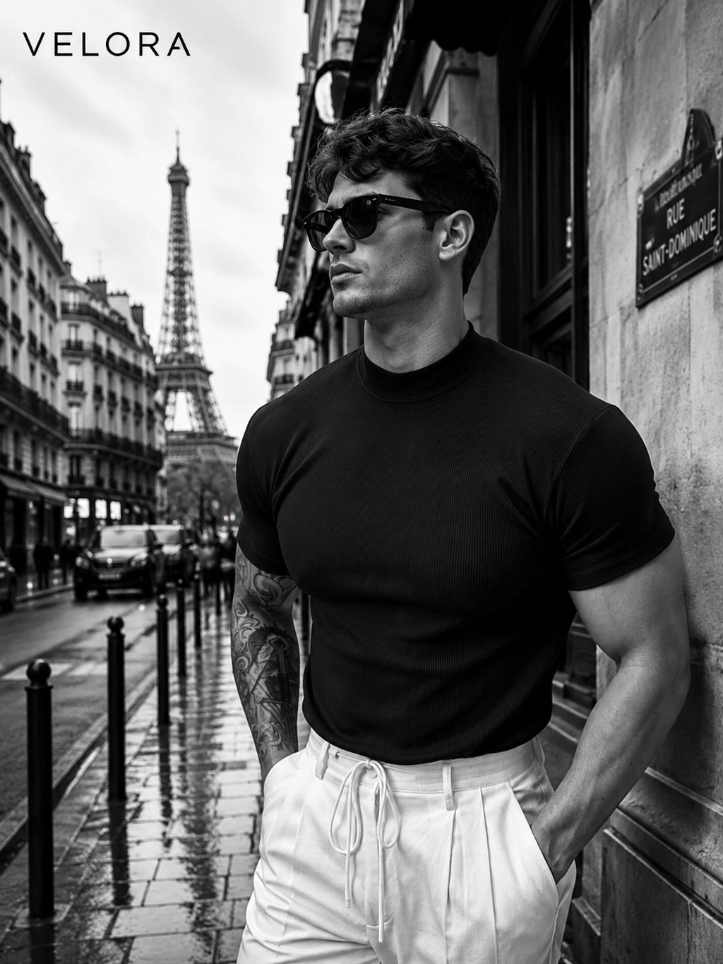 Velora™ Camiseta Polo de Hombre | Cuello Alto, Corte Elástico y Diseño Deportivo