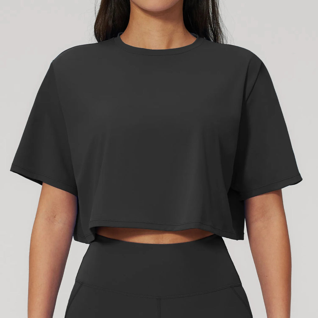 Camiseta Deportiva de Mujer – Manga Corta para Yoga, Fitness y Running